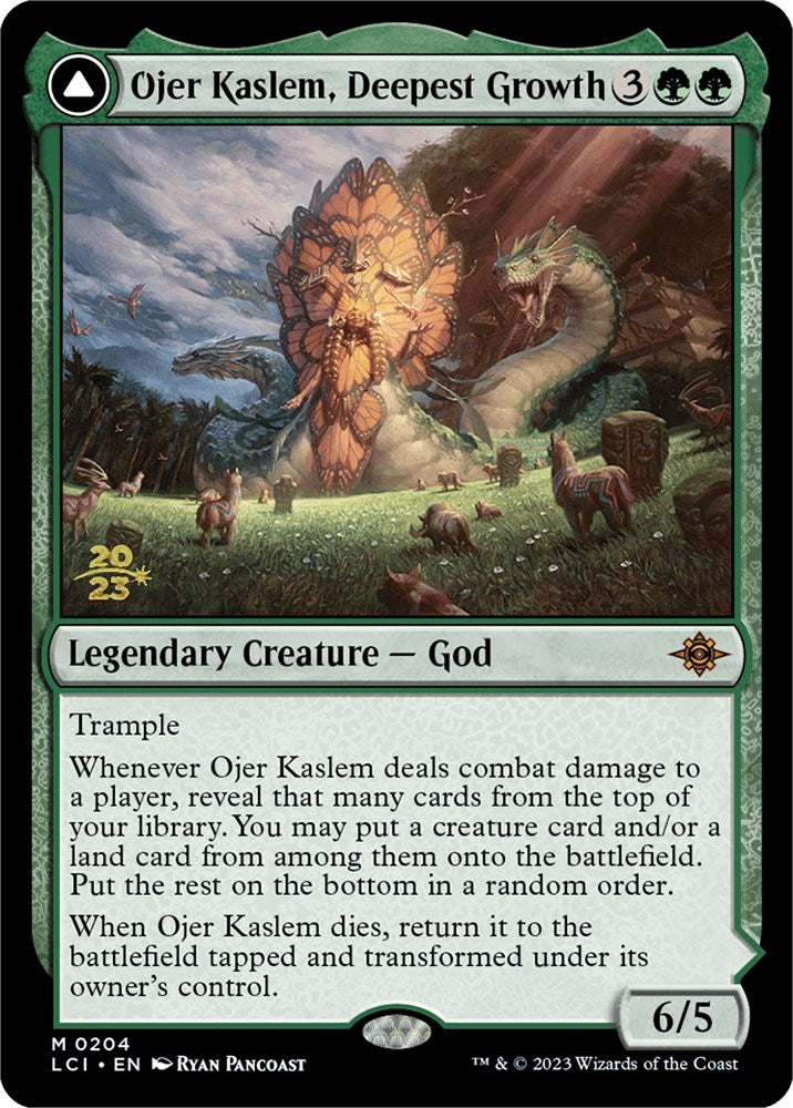 Ojer Kaslem, Deepest Growth // Temple of Cultivation [The Lost Caverns of Ixalan Prerelease Cards] | Pegasus Games WI