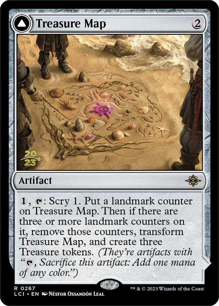 Treasure Map // Treasure Cove [The Lost Caverns of Ixalan Prerelease Cards] | Pegasus Games WI