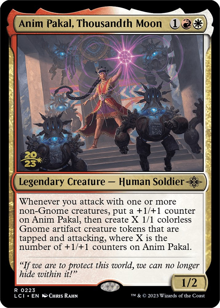 Anim Pakal, Thousandth Moon [The Lost Caverns of Ixalan Prerelease Cards] | Pegasus Games WI