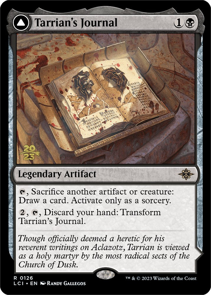 Tarrian's Journal // The Tomb of Aclazotz [The Lost Caverns of Ixalan Prerelease Cards] | Pegasus Games WI