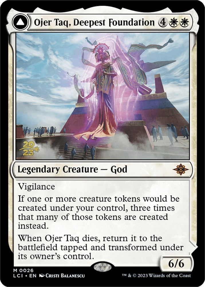 Ojer Taq, Deepest Foundation // Temple of Civilization [The Lost Caverns of Ixalan Prerelease Cards] | Pegasus Games WI