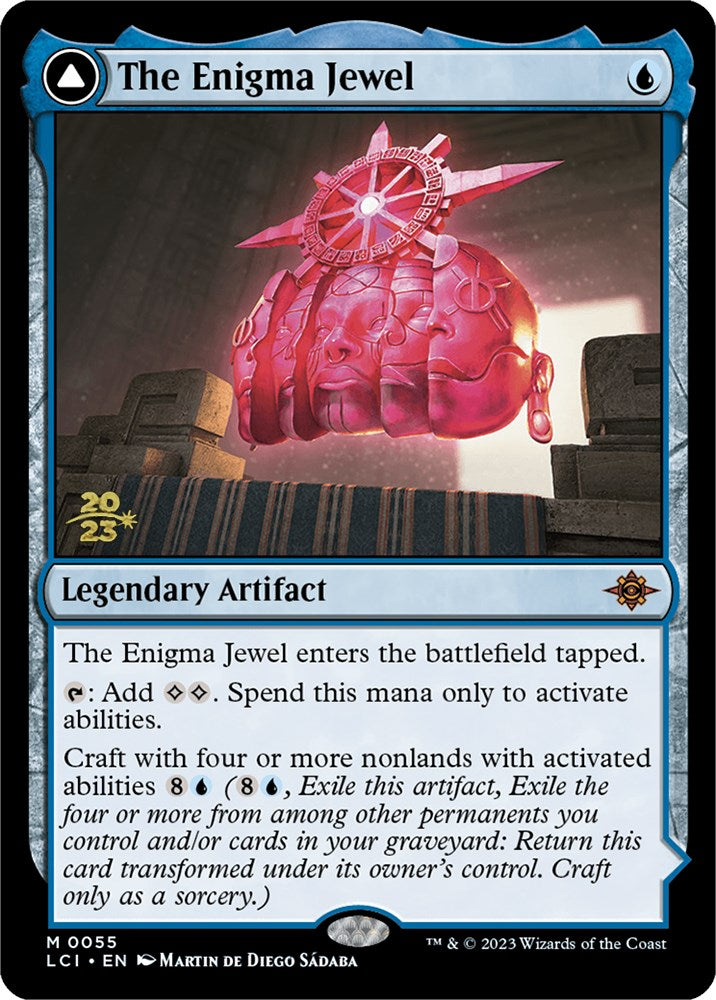 The Enigma Jewel // Locus of Enlightenment [The Lost Caverns of Ixalan Prerelease Cards] | Pegasus Games WI