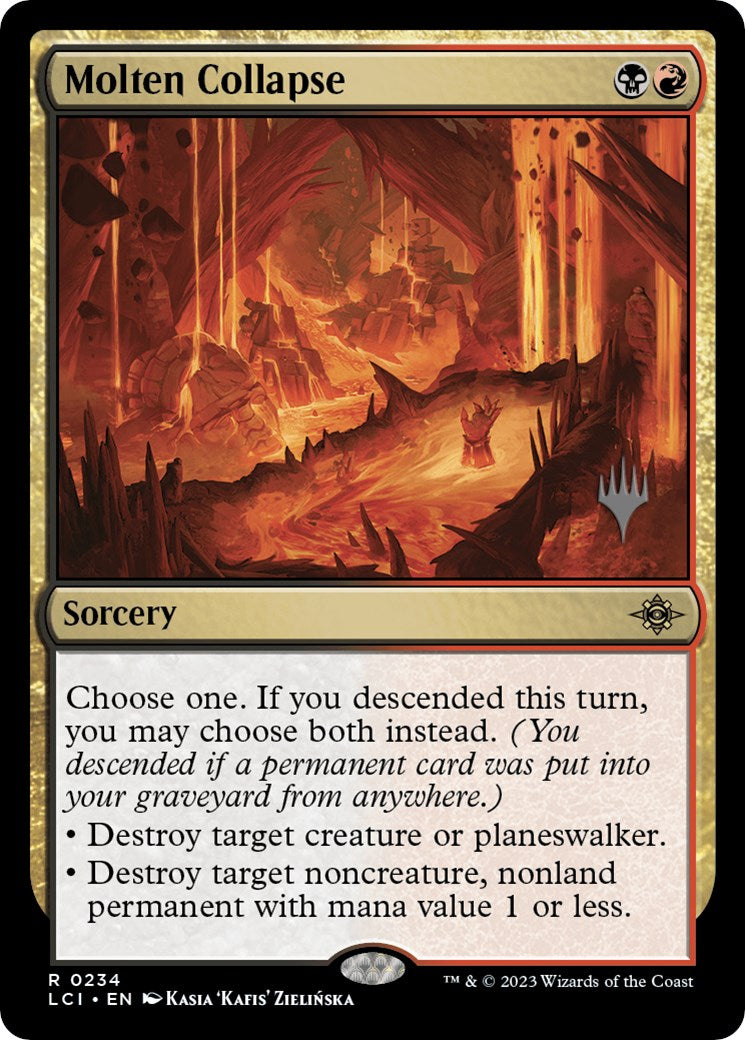 Molten Collapse (Promo Pack) [The Lost Caverns of Ixalan Promos] | Pegasus Games WI