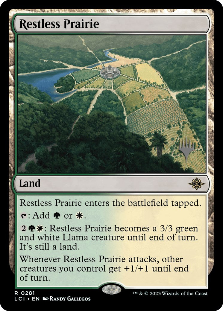 Restless Prairie (Promo Pack) [The Lost Caverns of Ixalan Promos] | Pegasus Games WI