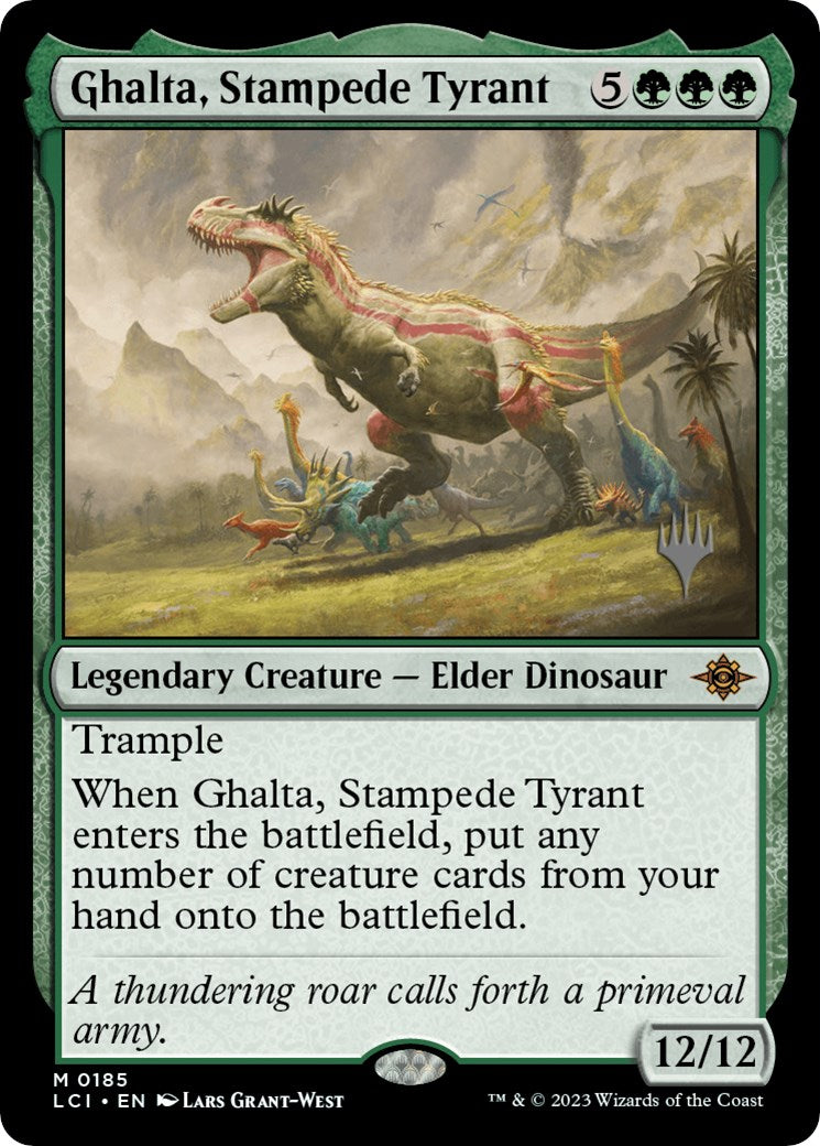 Ghalta, Stampede Tyrant (Promo Pack) [The Lost Caverns of Ixalan Promos] | Pegasus Games WI