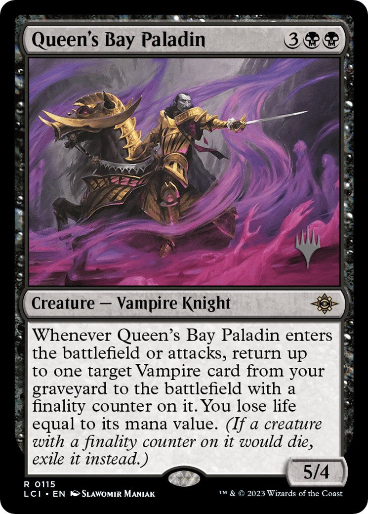 Queen's Bay Paladin (Promo Pack) [The Lost Caverns of Ixalan Promos] | Pegasus Games WI