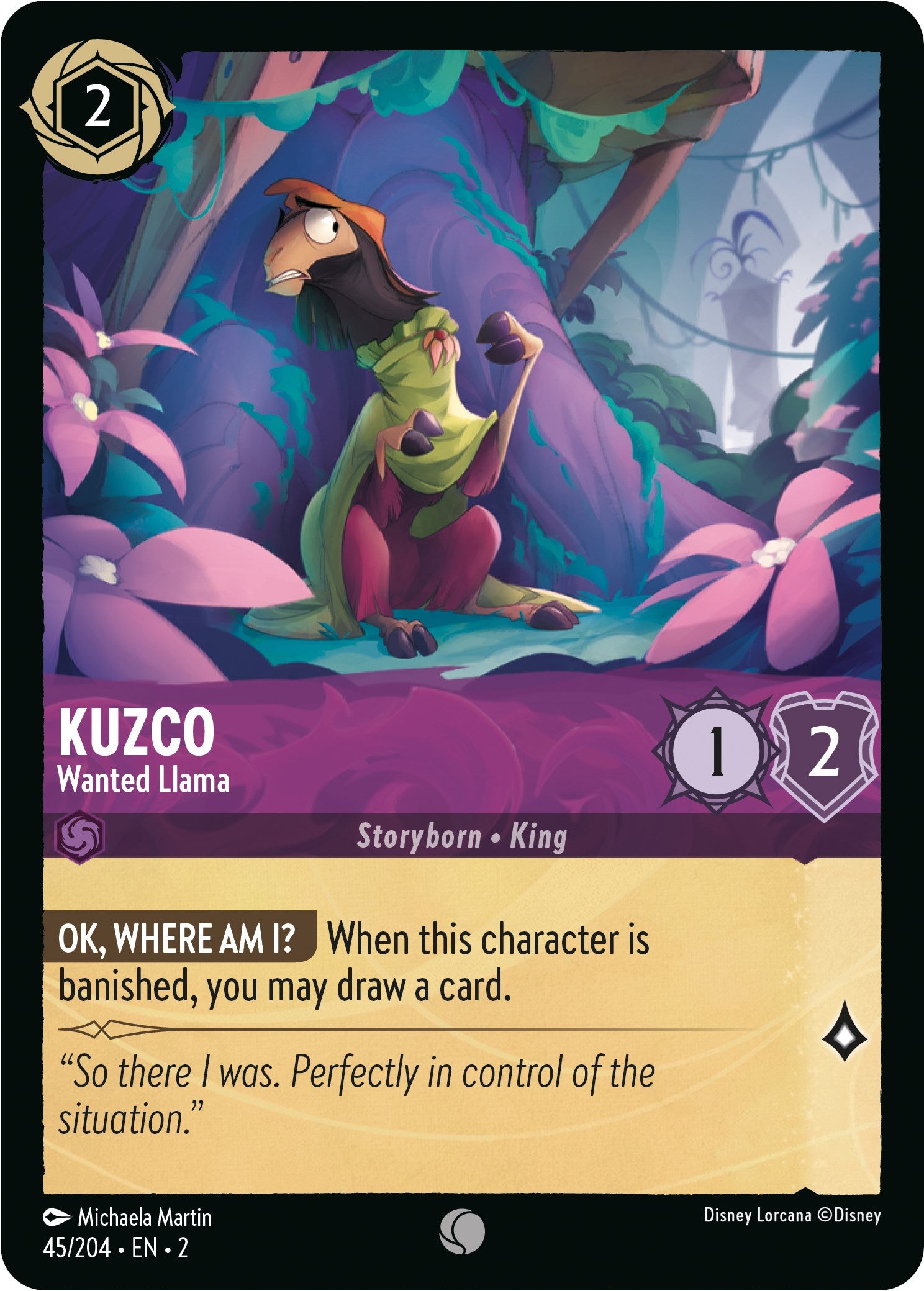 Kuzco - Wanted Llama (45/204) [Rise of the Floodborn] | Pegasus Games WI