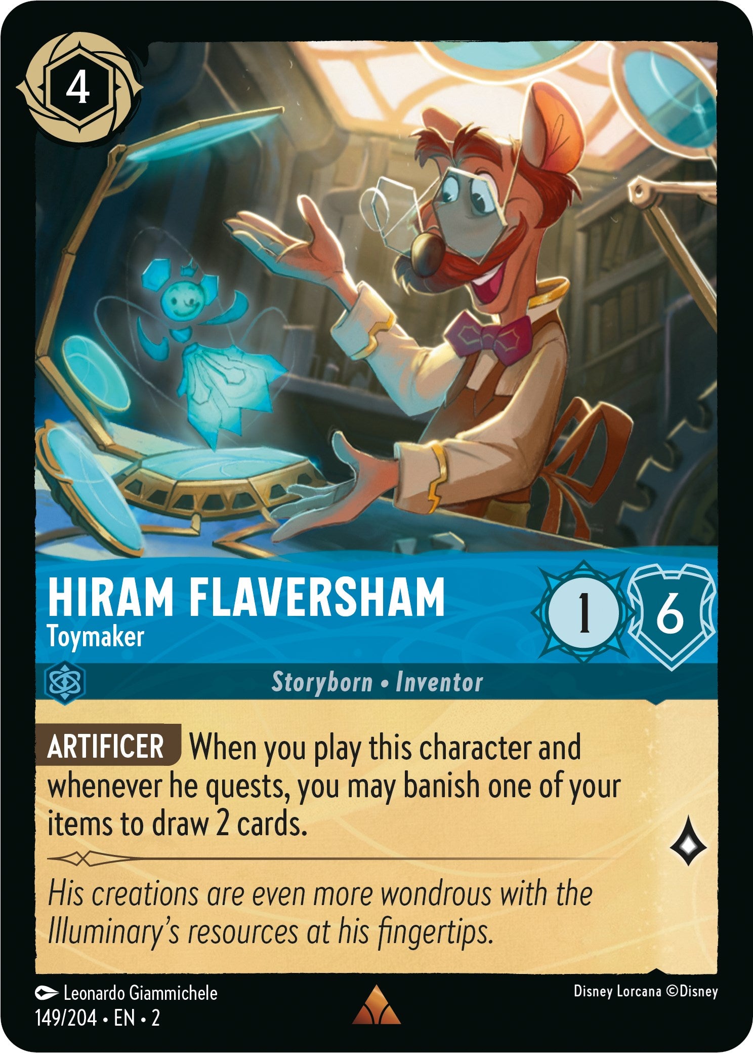 Hiram Flaversham - Toymaker (149/204) [Rise of the Floodborn] | Pegasus Games WI