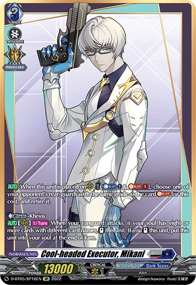 Cool-headed Executor, Mikani (D-BT05/SP16EN) [Triumphant Return of the Brave Heroes] | Pegasus Games WI