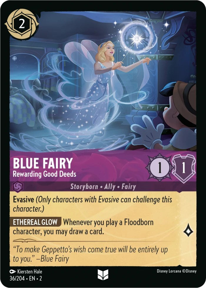 Blue Fairy - Rewarding Good Deeds (36/204) [Rise of the Floodborn] | Pegasus Games WI