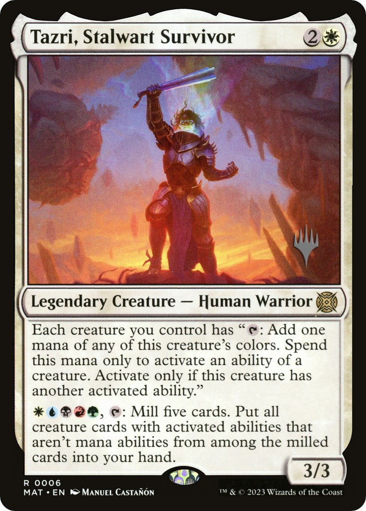 Tazri, Stalwart Survivor (Promo Pack) [The Lost Caverns of Ixalan Promos] | Pegasus Games WI