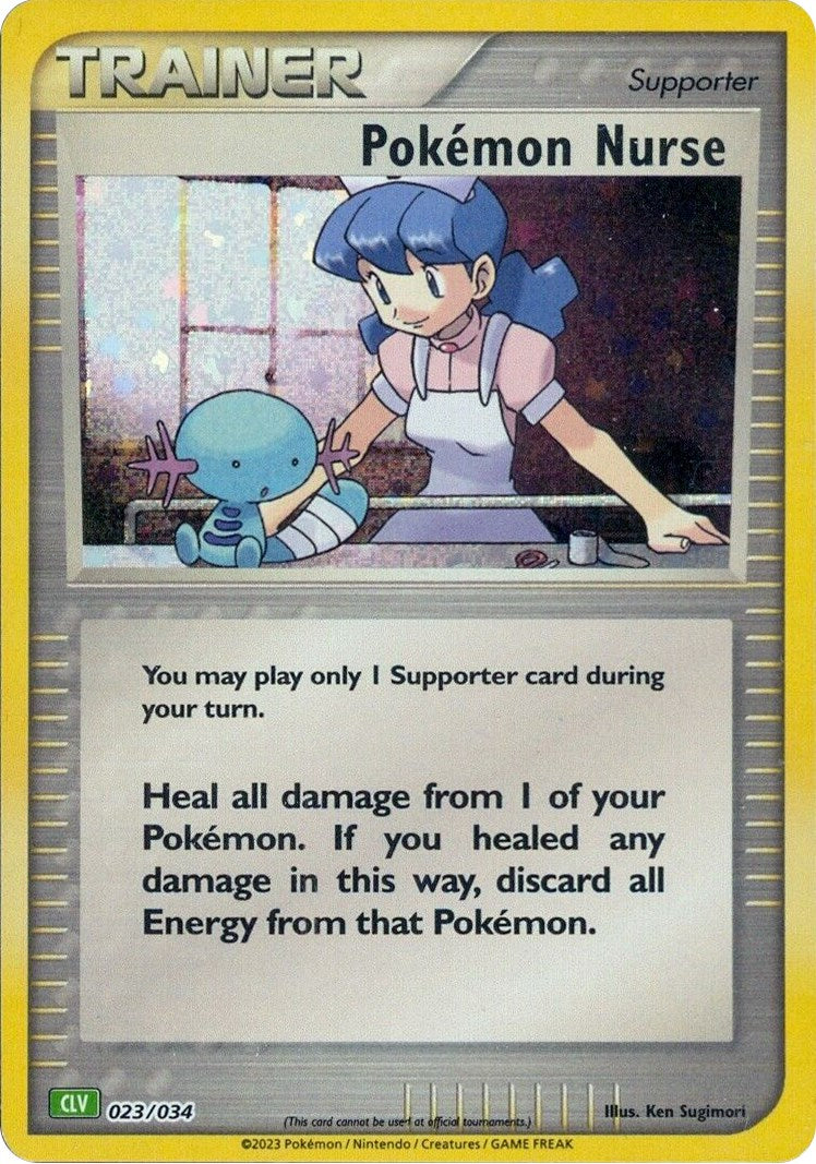 Pokemon Nurse (023/034) [Trading Card Game Classic] | Pegasus Games WI