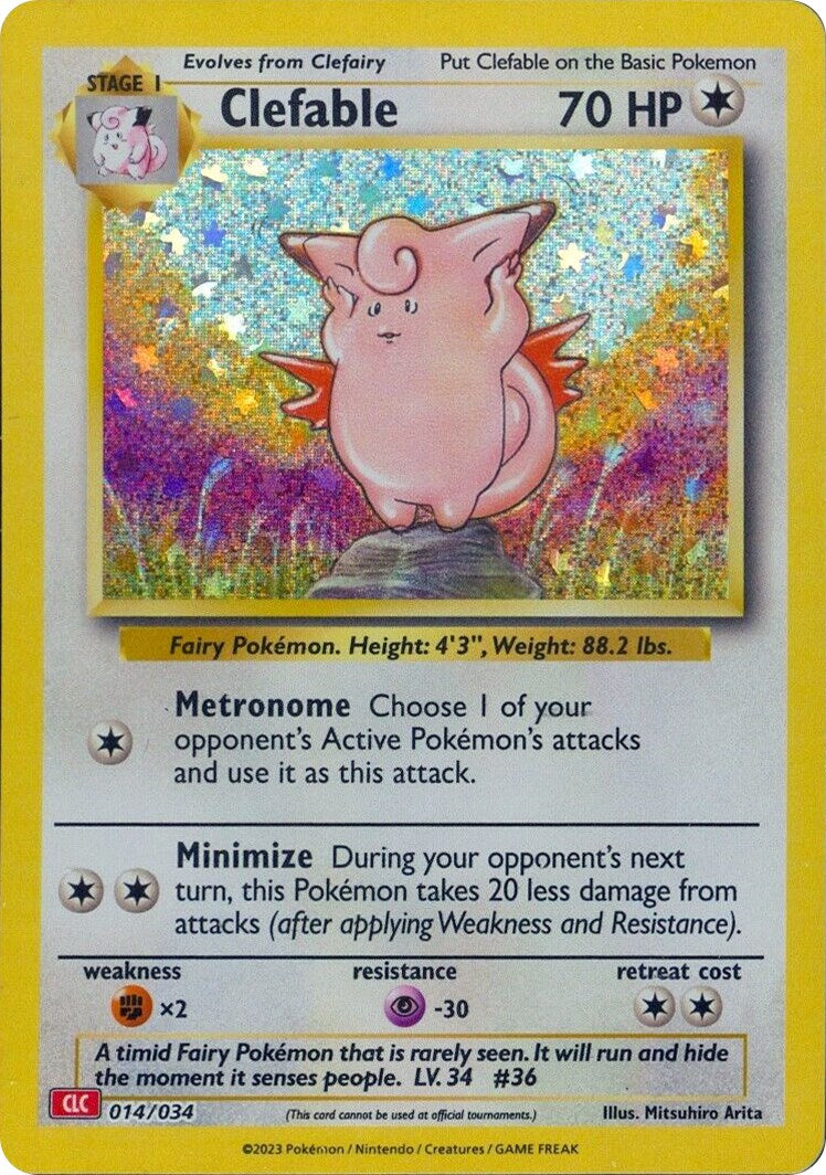 Clefable [Trading Card Game Classic] | Pegasus Games WI