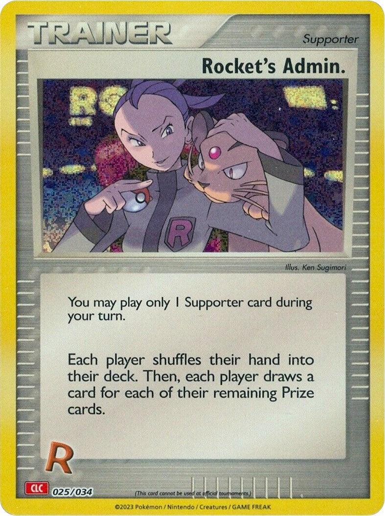 Rocket's Admin. (CLC) [Trading Card Game Classic] | Pegasus Games WI