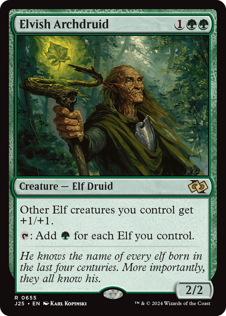 Elvish Archdruid [Foundations Jumpstart] | Pegasus Games WI