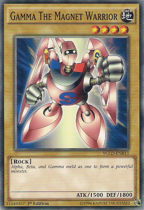 Gamma The Magnet Warrior [YGLD-ENB13] Common | Pegasus Games WI