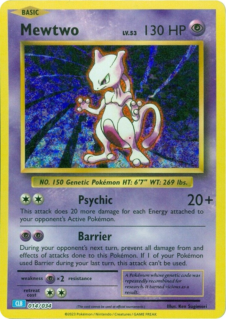 Mewtwo [Trading Card Game Classic] | Pegasus Games WI