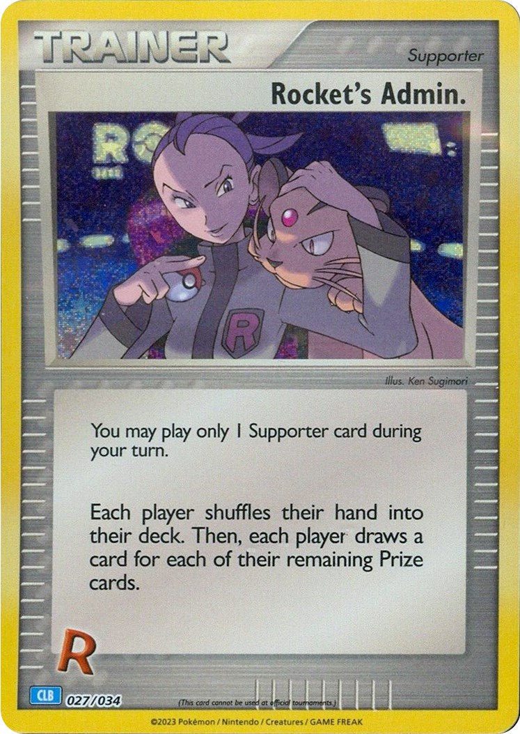 Rocket's Admin. (CLB) [Trading Card Game Classic] | Pegasus Games WI