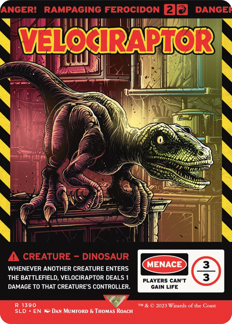 Velociraptor - Rampaging Ferocidon [Secret Lair Drop Series] | Pegasus Games WI