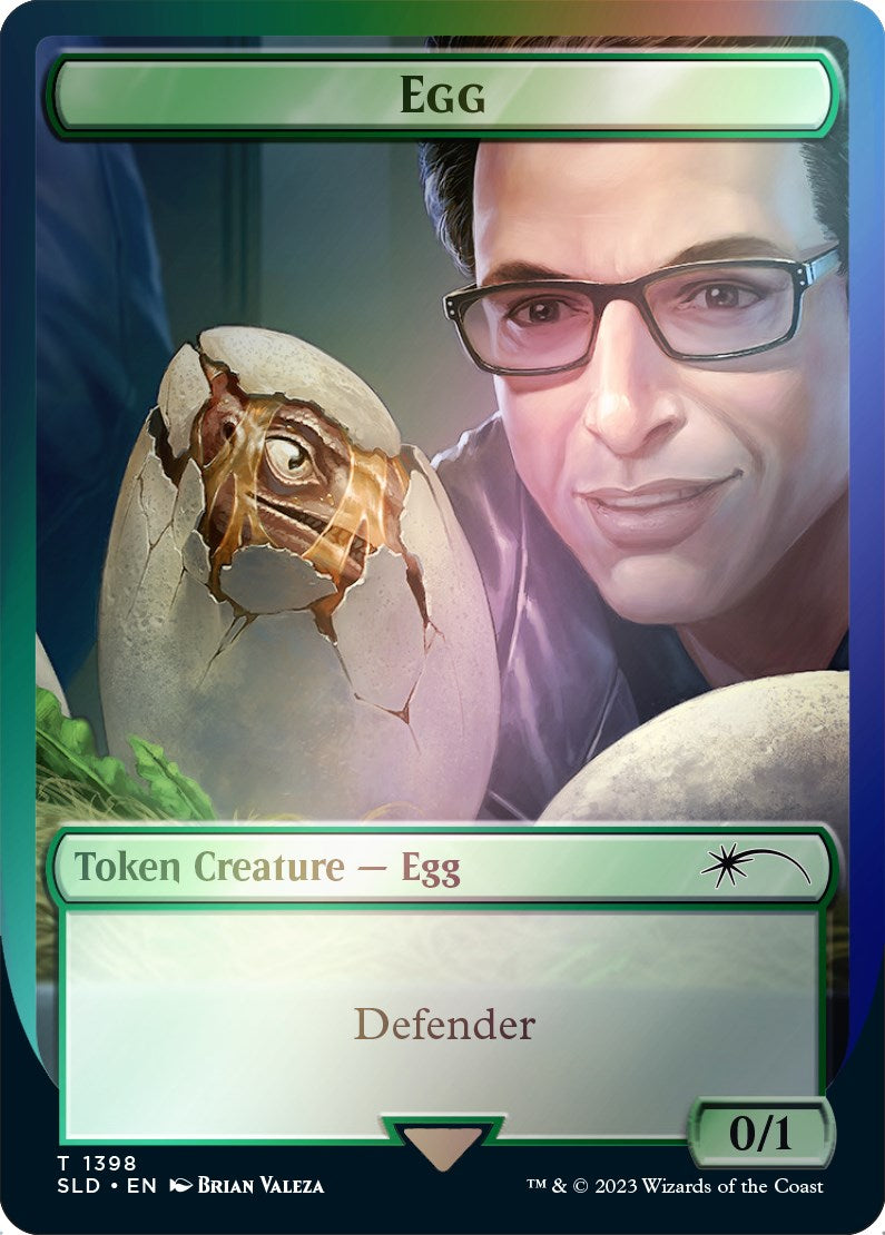 Egg Token (Rainbow Foil) [Secret Lair Drop Series] | Pegasus Games WI