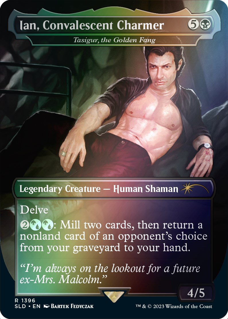 Ian, Convalescent Charmer - Tasigur, the Golden Fang (Rainbow Foil) [Secret Lair Drop Series] | Pegasus Games WI