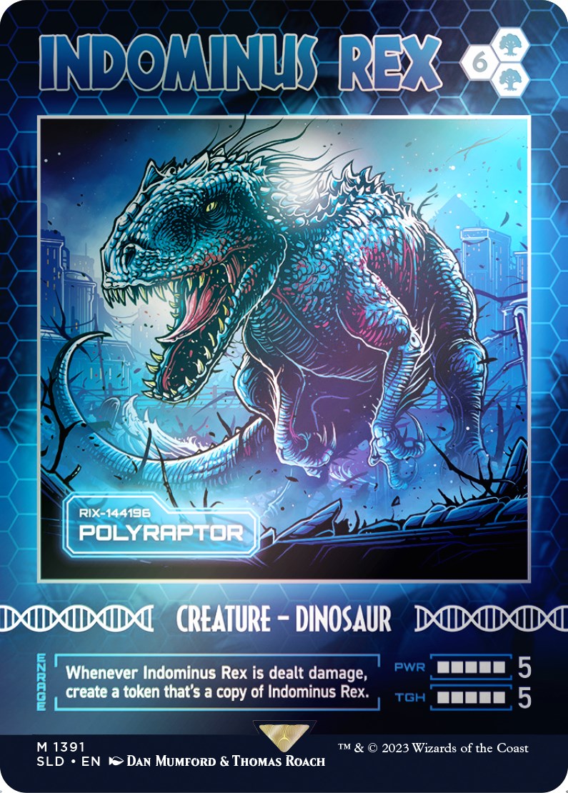 Indominus Rex - Polyraptor (Rainbow Foil) [Secret Lair Drop Series] | Pegasus Games WI