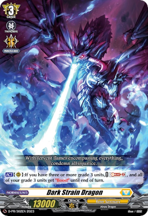 Dark Strain Dragon (D-PR/302EN) [D Promo Cards] | Pegasus Games WI