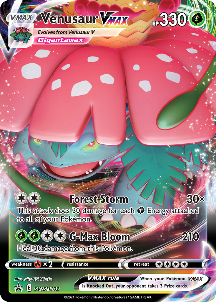 Venusaur VMAX (SWSH102) [Sword & Shield: Black Star Promos] | Pegasus Games WI