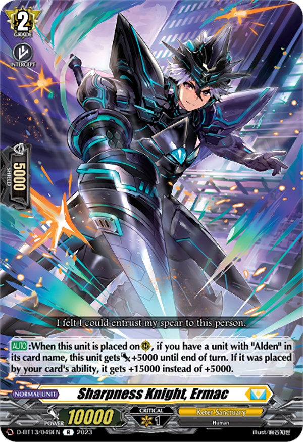 Sharpness Knight, Ermac (D-BT13/049EN) [Flight of Chakrabarthi] | Pegasus Games WI