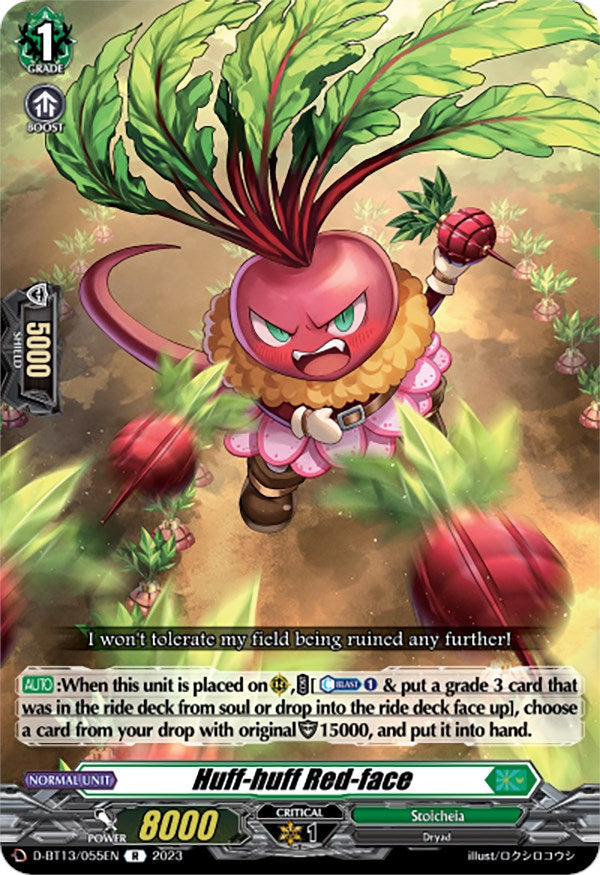 Huff-huff Red-face (D-BT13/055EN) [Flight of Chakrabarthi] | Pegasus Games WI