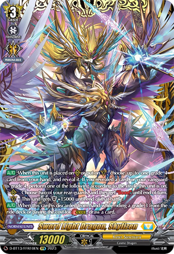 Sword Light Dragon, Skylizen (FFR) (D-BT13/FRR10EN) [Flight of Chakrabarthi] | Pegasus Games WI