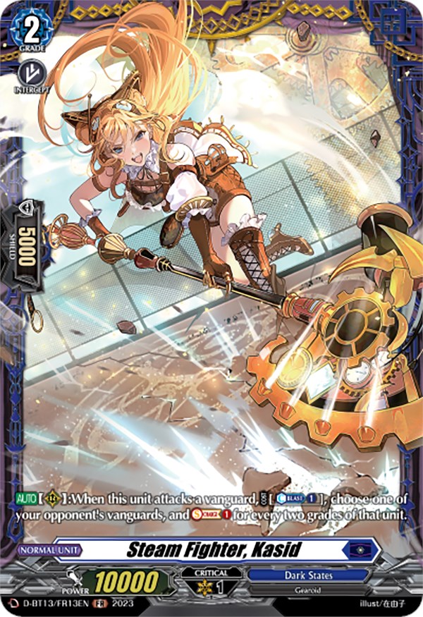 Steam Fighter, Kasid (FR) (D-BT13/FR13EN) [Flight of Chakrabarthi] | Pegasus Games WI