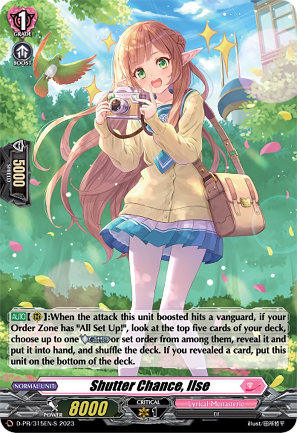 Shutter Chance, Ilse (Foil) (D-PR/315EN-S) [D Promo Cards] | Pegasus Games WI