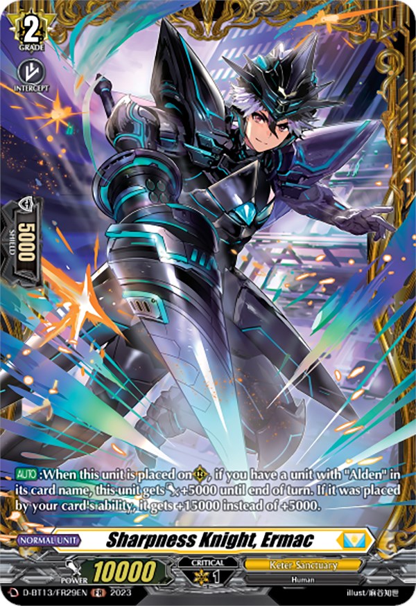 Sharpness Knight, Ermac (FR) (D-BT13/FR29EN) [Flight of Chakrabarthi] | Pegasus Games WI