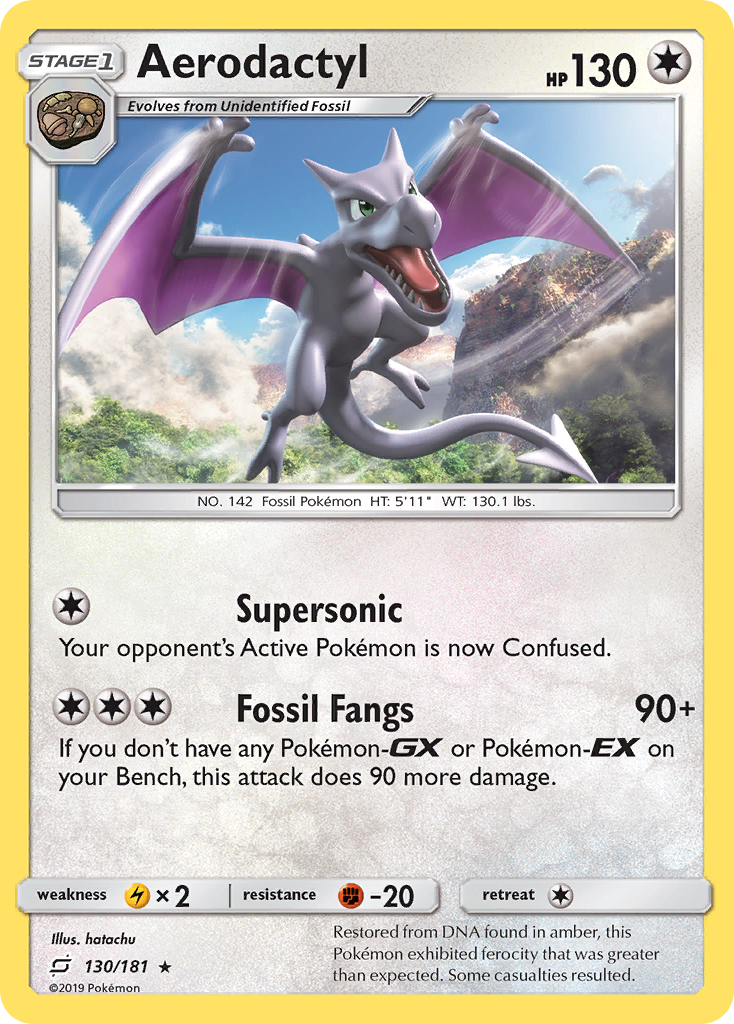 Aerodactyl (130/181) [Sun & Moon: Team Up] | Pegasus Games WI