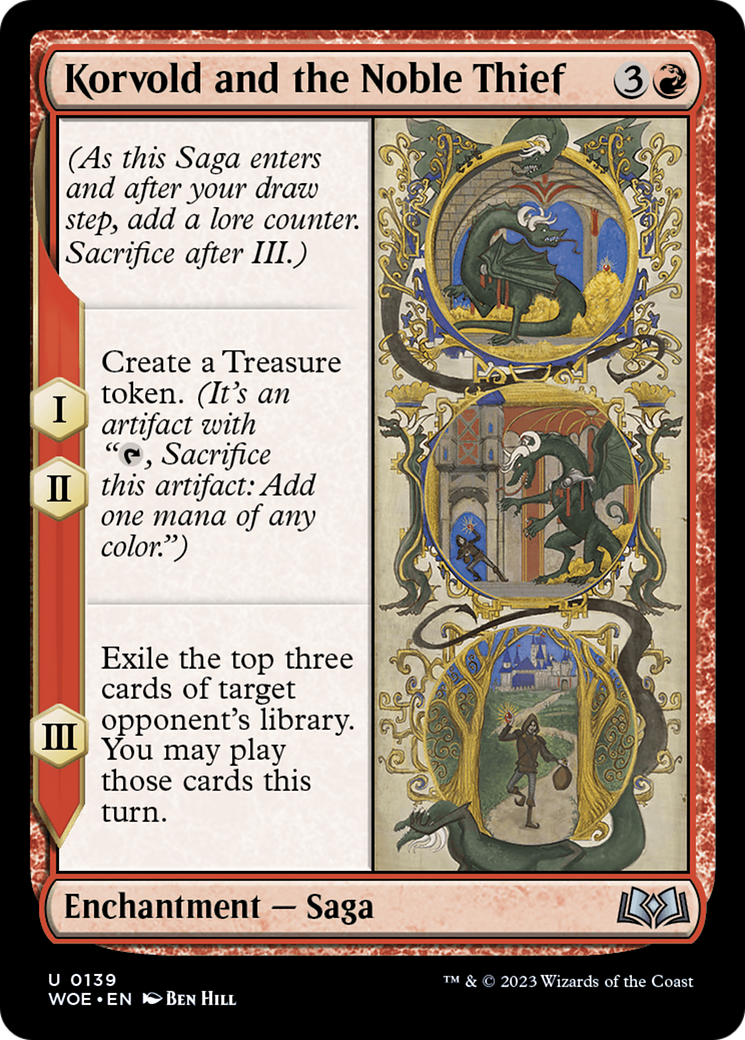 Korvold and the Noble Thief [Wilds of Eldraine] | Pegasus Games WI