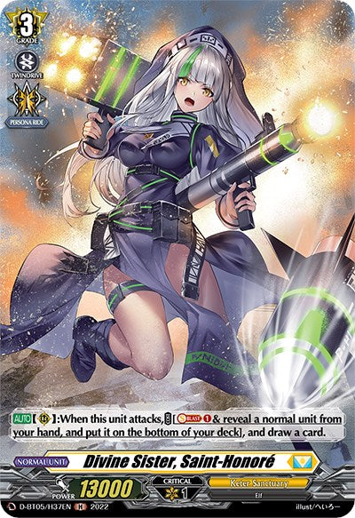 Divine Sister, Saint-Honore (D-BT05/H37EN) [Triumphant Return of the Brave Heroes] | Pegasus Games WI