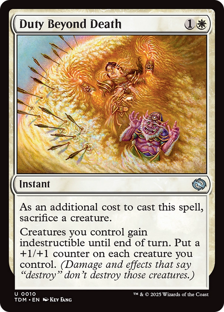 Duty Beyond Death [Tarkir: Dragonstorm] | Pegasus Games WI