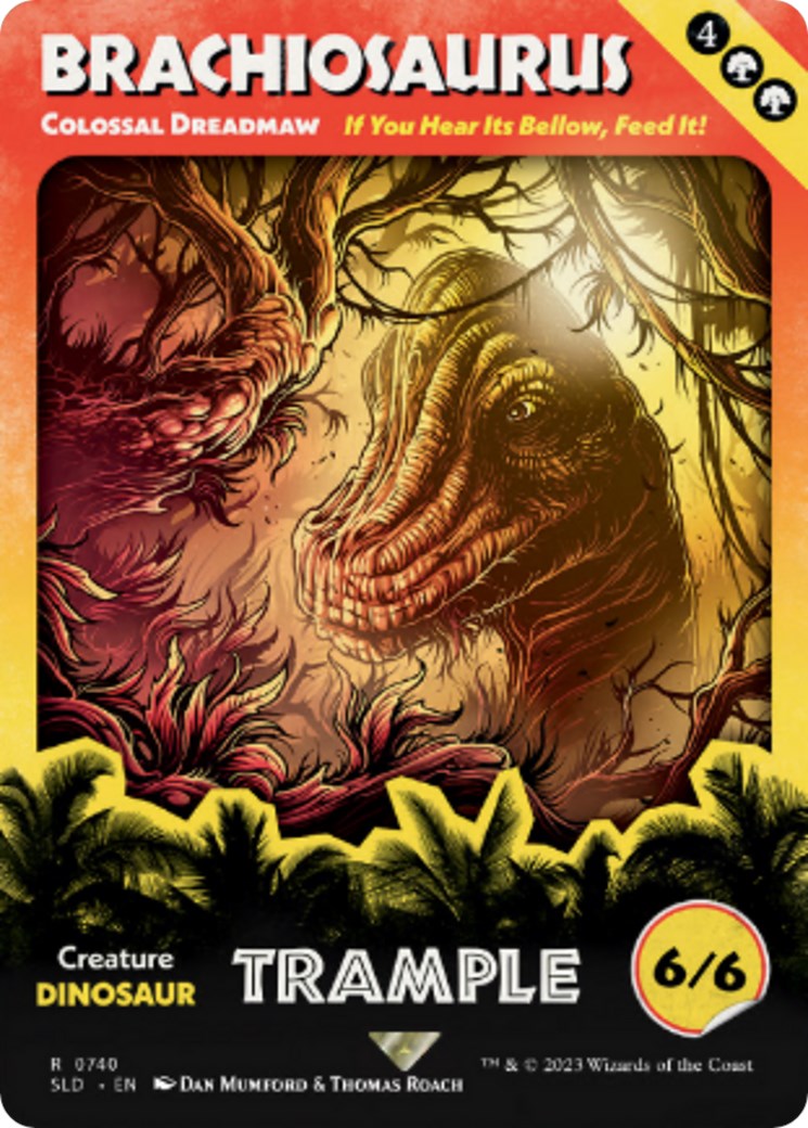 Brachiosaurus - Colossal Dreadmaw [Secret Lair Drop Series] | Pegasus Games WI