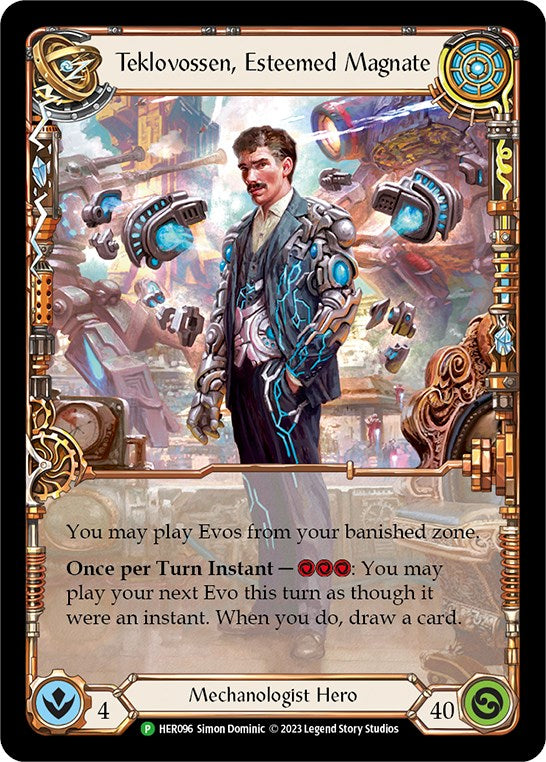 Teklovossen, Esteemed Magnate [HER096] (Promo)  Rainbow Foil | Pegasus Games WI