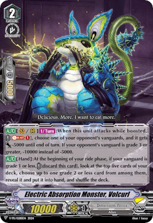 Electric Absorption Monster, Volcurl (V-PR/0285EN) [V Promo Cards] | Pegasus Games WI