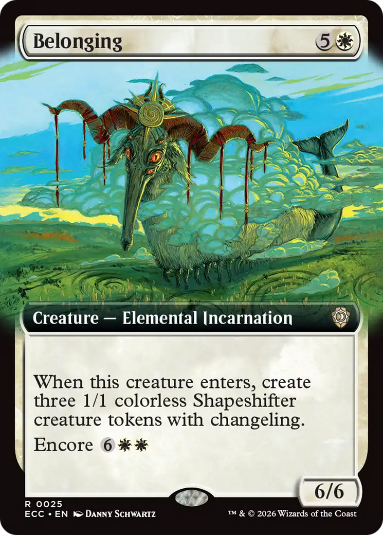 Belonging (Extended Art) [Lorwyn Eclipsed Commander] | Pegasus Games WI