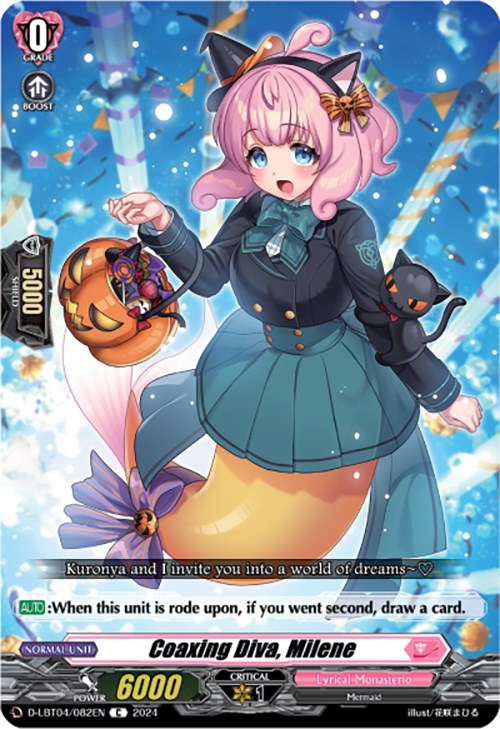 Coaxing Diva, Milene (D-LBT04/082EN) [Lyrical Monasterio: Trick or Trick!] | Pegasus Games WI