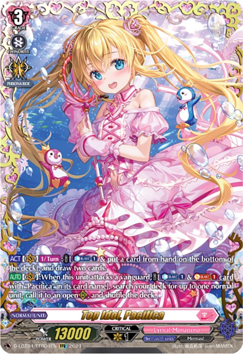 Top Idol, Pacifica (D-LBT04/FFR04EN) [Lyrical Monasterio: Trick or Trick!] | Pegasus Games WI
