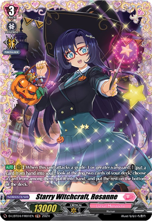 Starry Witchcraft, Rosanne (D-LBT04/FR01EN) [Lyrical Monasterio: Trick or Trick!] | Pegasus Games WI