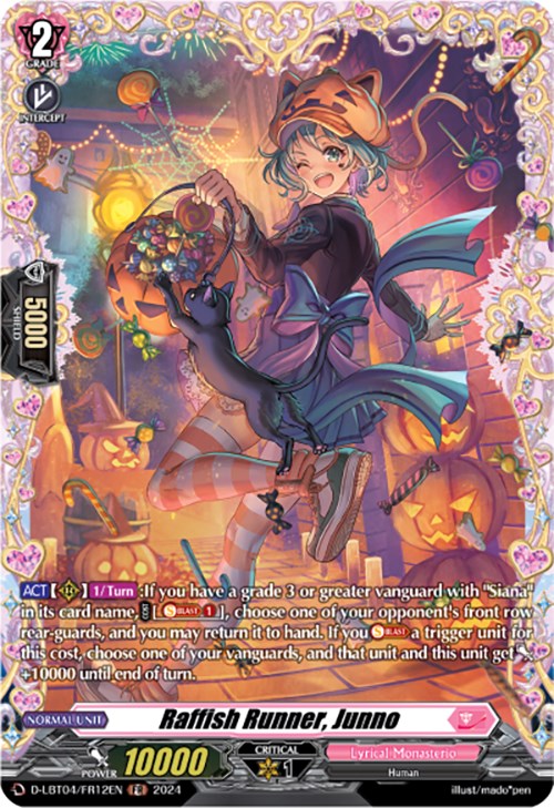 Raffish Runner, Junno (D-LBT04/FR12EN) [Lyrical Monasterio: Trick or Trick!] | Pegasus Games WI