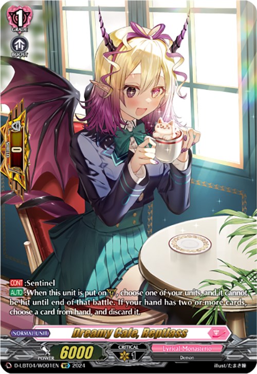 Dreamy Cafe, Reptlass (WO) (D-LBT04/WO01EN) [Lyrical Monasterio: Trick or Trick!] | Pegasus Games WI