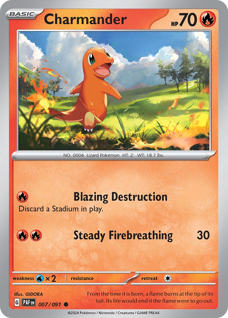 Charmander (007/091) [Scarlet & Violet: Paldean Fates] | Pegasus Games WI