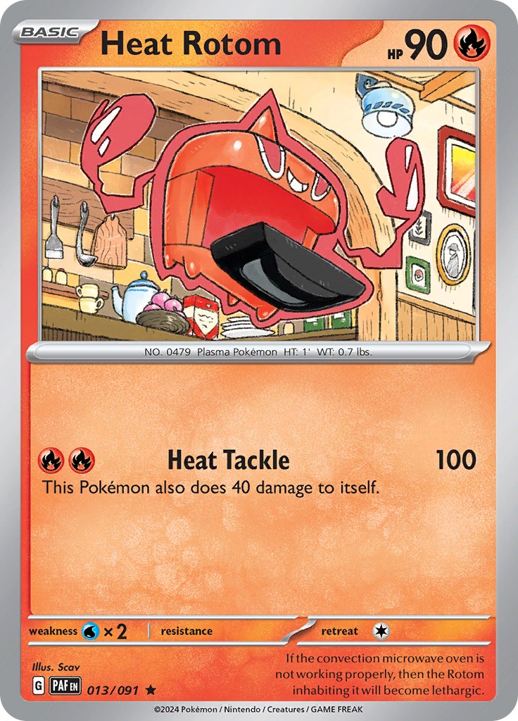 Heat Rotom (013/091) [Scarlet & Violet: Paldean Fates] | Pegasus Games WI