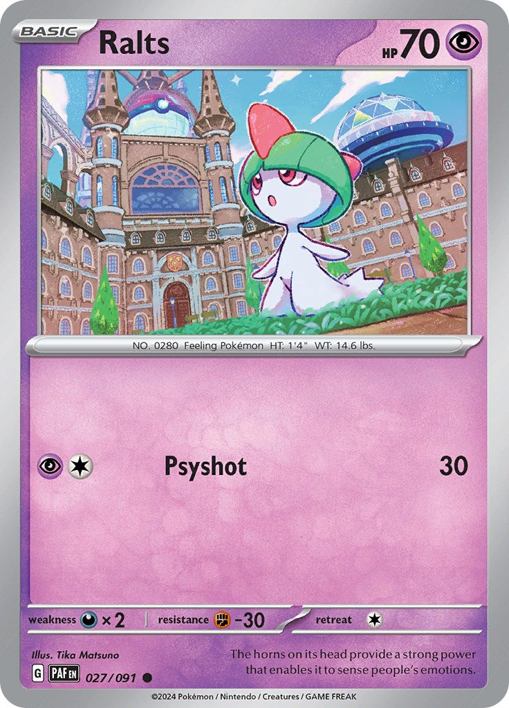 Ralts (027/091) [Scarlet & Violet: Paldean Fates] | Pegasus Games WI